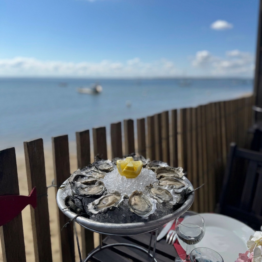 Plateau face au bassin